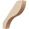 Ekena Millwork 3-inch W x 14-inch D x 14-inch H Geneva Rough Cedar Woodgrain TimberThane Knee Brace, Primed BRCUR03X14X14GNVRCPR - alternate 1